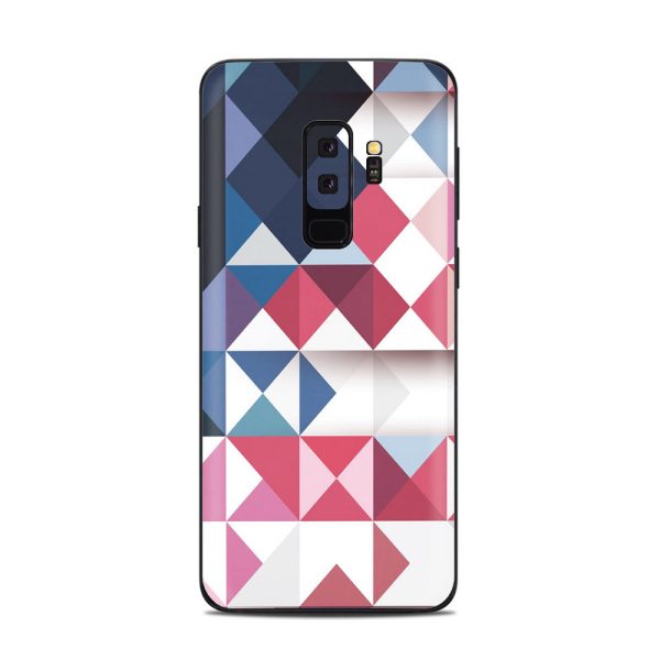 Geometric Red Samsung Galaxy S9 Plus Skin Online