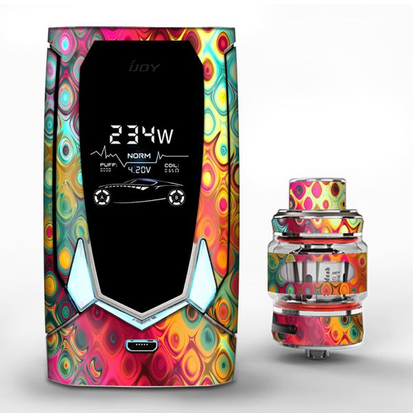 Colorful Pattern Stained Glass iJoy Avenger 270 Skin For Discount