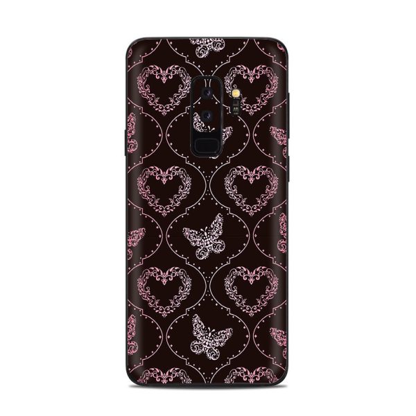 Butterfly Heart Pattern Samsung Galaxy S9 Plus Skin on Sale