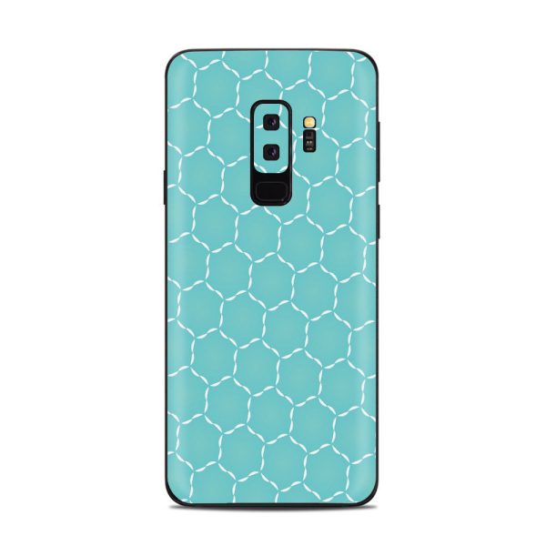Blue Hexagon Samsung Galaxy S9 Plus Skin Online now