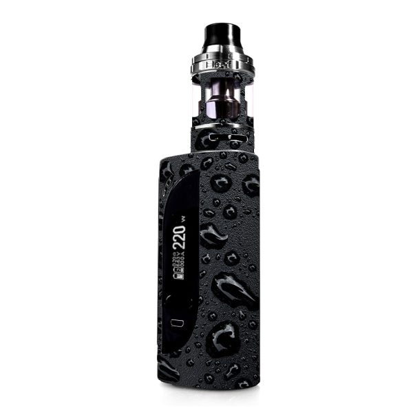 Rain Drops On Black Metal eLeaf IKONN 220 Skin Fashion