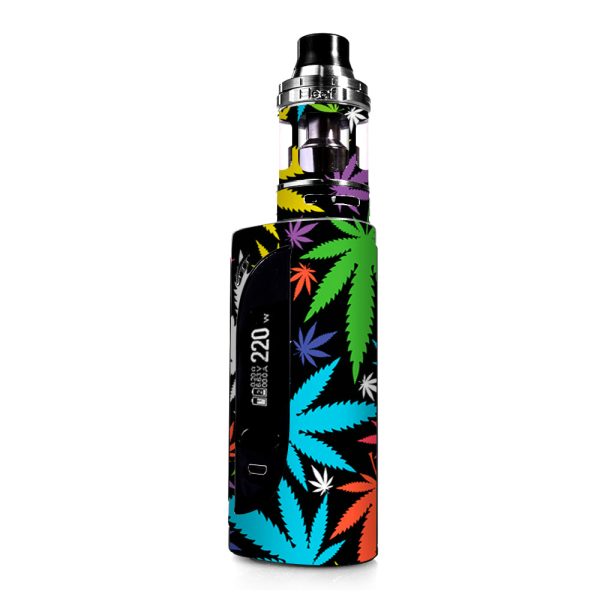 Colorful Weed Leaves Leaf  eLeaf IKONN 220 Skin Online Hot Sale