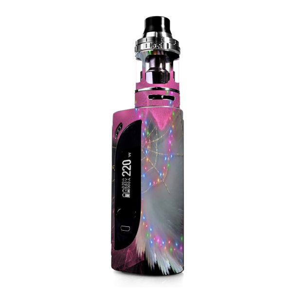 Mystic Pink Hearts Feathers eLeaf IKONN 220 Skin Hot on Sale
