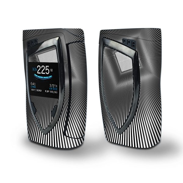 Skin Decal Vinyl Wrap for Smok Devilkin Kit 225w Vape (includes TFV12 Prince Tank Skins) skins cover  abstract lines and square Online Hot Sale