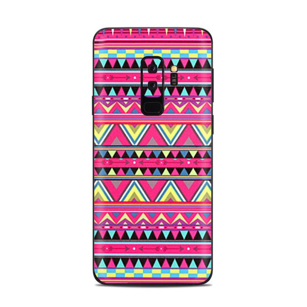 Aztec Pink Samsung Galaxy S9 Plus Skin For Sale