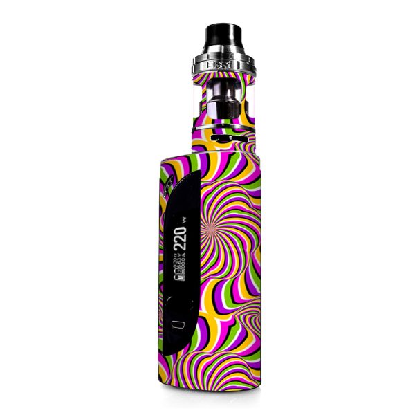 Psychedelic Swirls Motion Holographic eLeaf IKONN 220 Skin on Sale