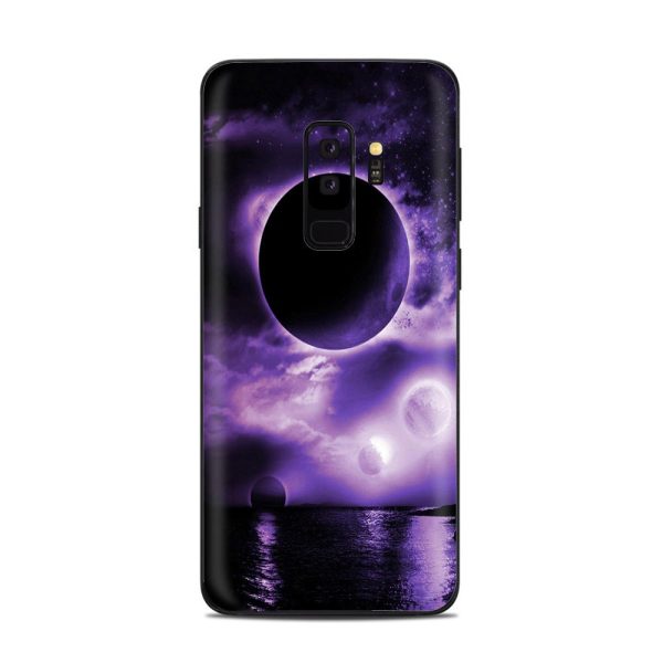Eclipsed Moon Purple Sky Samsung Galaxy S9 Plus Skin Online now