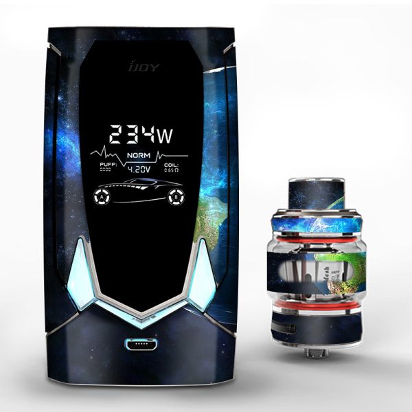 3D Earth  iJoy Avenger 270 Skin Hot on Sale