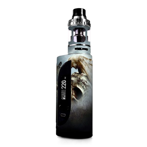 Skull Barbed Wire White Ravens eLeaf IKONN 220 Skin Hot on Sale
