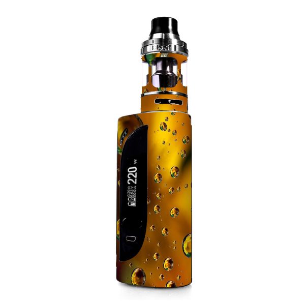 Gold Water Drops Droplets eLeaf IKONN 220 Skin on Sale
