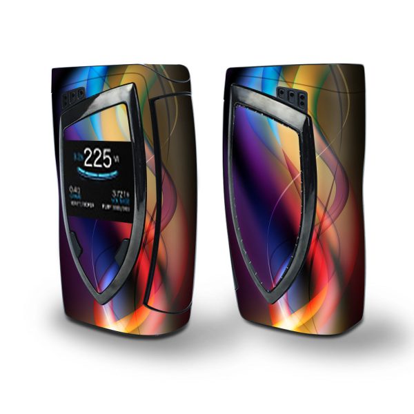 Skin Decal Vinyl Wrap for Smok Devilkin Kit 225w Vape (includes TFV12 Prince Tank Skins) skins cover  smoke faded lines Online now