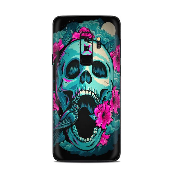 Skull Dia De Los Muertos Design Bird Samsung Galaxy S9 Plus Skin Online now