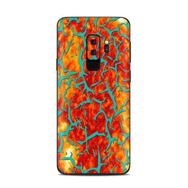 Kobe Design Orange Blue Samsung Galaxy S9 Plus Skin For Sale