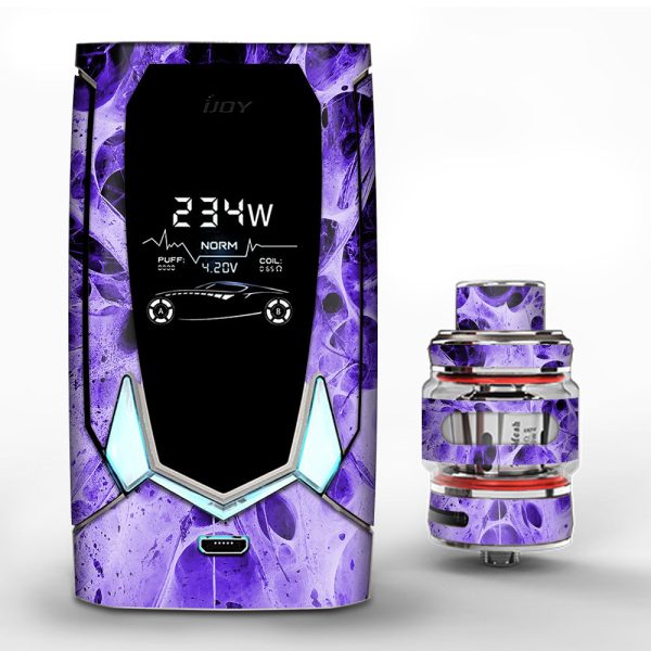 Neurons Purple Web Skin Weird iJoy Avenger 270 Skin For Sale