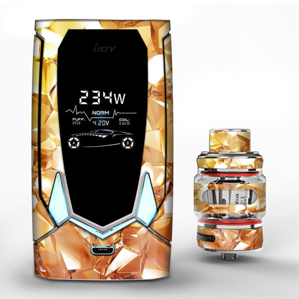 Geometric Gold iJoy Avenger 270 Skin For Sale