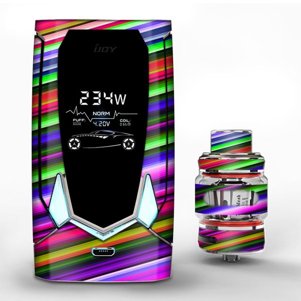 Bright Stripes iJoy Avenger 270 Skin Online now