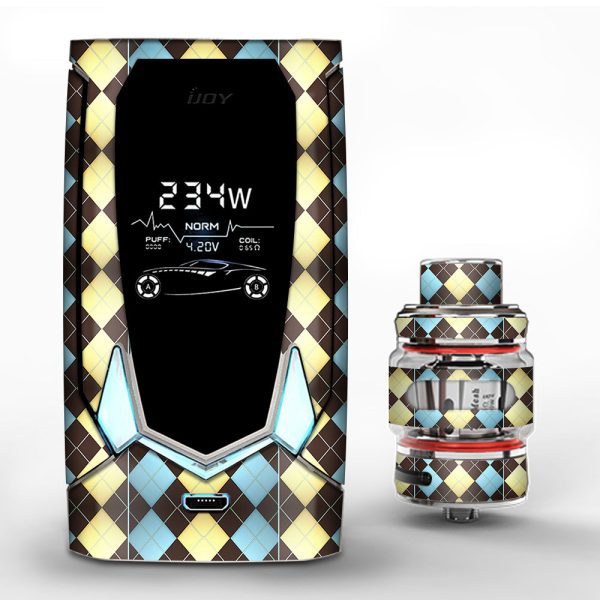 Argyle Pattern iJoy Avenger 270 Skin Fashion