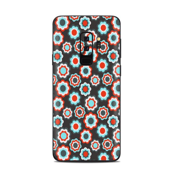 Retro Flowers Samsung Galaxy S9 Plus Skin Online