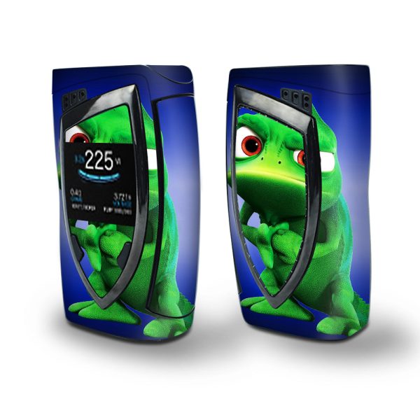 Skin Decal Vinyl Wrap for Smok Devilkin Kit 225w Vape (includes TFV12 Prince Tank Skins) skins cover  green Dino, dinosaur, Gecko,Lizard Online