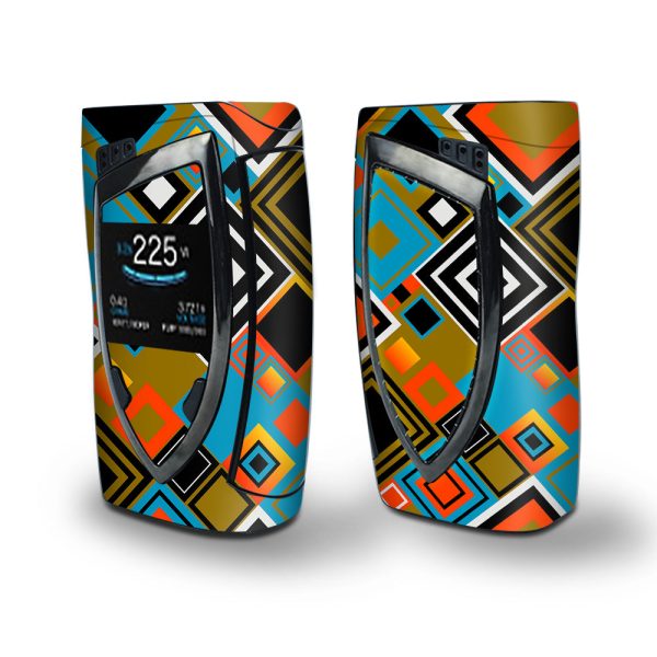 Skin Decal Vinyl Wrap for Smok Devilkin Kit 225w Vape (includes TFV12 Prince Tank Skins) skins cover  Retro Vintage Style on Sale