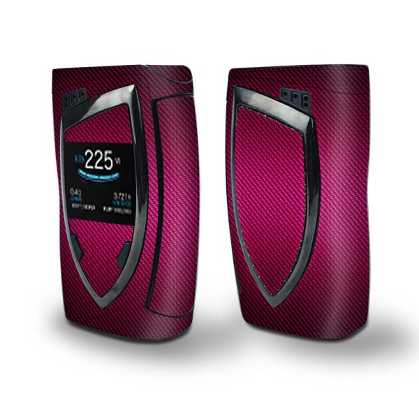 Skin Decal Vinyl Wrap for Smok Devilkin Kit 225w Vape (includes TFV12 Prince Tank Skins) skins cover  purple,black carbon fiber graphite Online