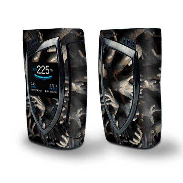 Skin Decal Vinyl Wrap for Smok Devilkin Kit 225w Vape (includes TFV12 Prince Tank Skins) skins cover   zombie hands dead trapped walking For Cheap