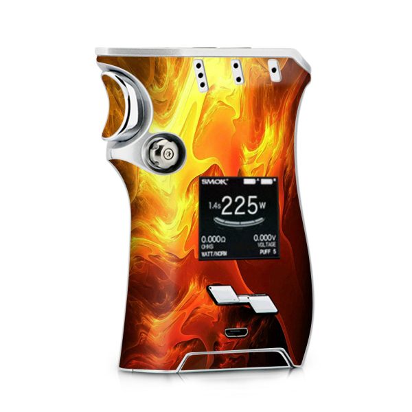 Fire Swirl Abstract Smok Mag kit Skin Online now