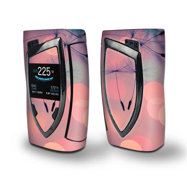Skin Decal Vinyl Wrap for Smok Devilkin Kit 225w Vape (includes TFV12 Prince Tank Skins) skins cover  dandilions blowing wind on Sale