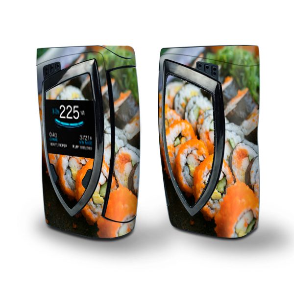 Skin Decal Vinyl Wrap for Smok Devilkin Kit 225w Vape (includes TFV12 Prince Tank Skins) skins cover   sushi rolls eat foodie japanese For Discount