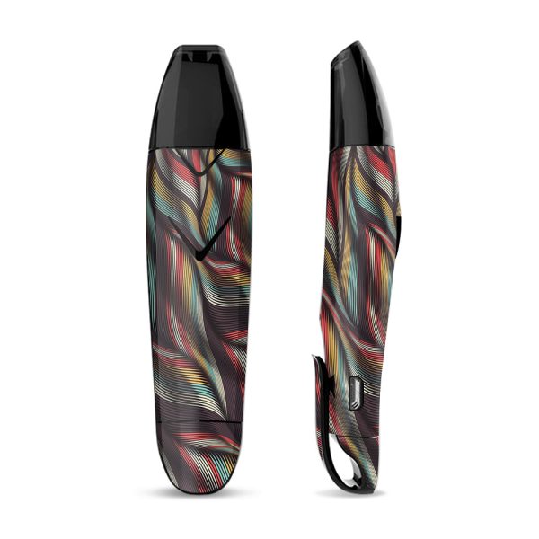Skin Decal Vinyl Wrap for Suorin Vagon  Vape   Textured Waves Weave For Sale