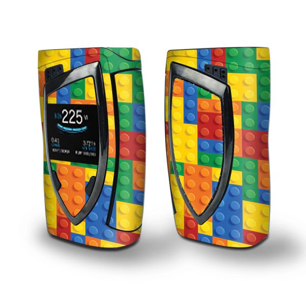 Skin Decal Vinyl Wrap for Smok Devilkin Kit 225w (includes TFV12 Prince Tank Skins) Vape Skins Stickers Cover   Playing Blocks Bricks Colorful Snap Online Sale
