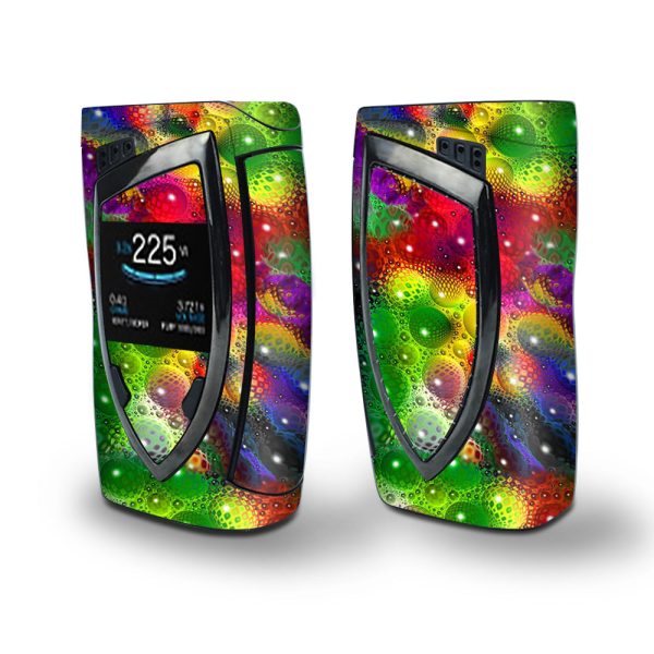 Skin Decal Vinyl Wrap for Smok Devilkin Kit 225w Vape (includes TFV12 Prince Tank Skins) skins cover   Lava Bubbles Discount