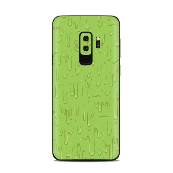 Dripping Cartoon Slime Green Samsung Galaxy S9 Plus Skin Fashion