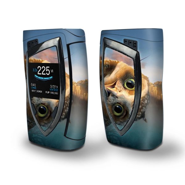 Skin Decal Vinyl Wrap for Smok Devilkin Kit 225w Vape (includes TFV12 Prince Tank Skins) skins cover  funny Owl, Cute Owl Online Hot Sale