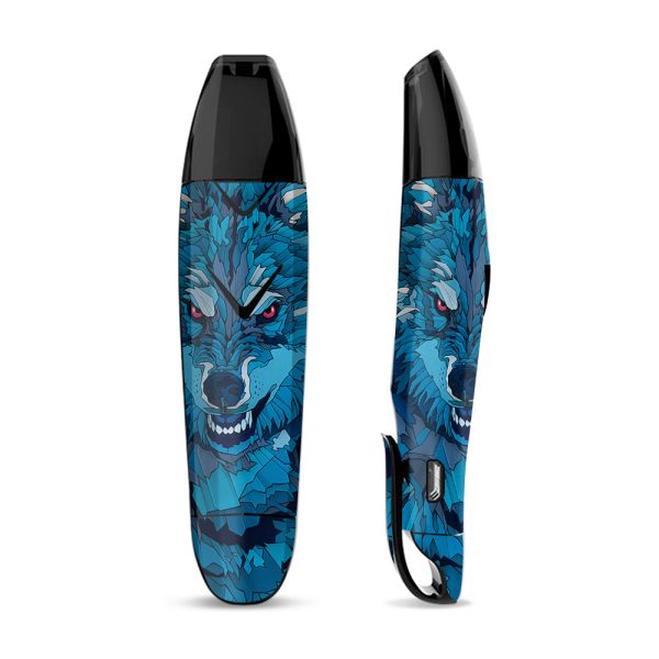 Skin Decal Vinyl Wrap for Suorin Vagon  Vape   Blue Wolf Sale
