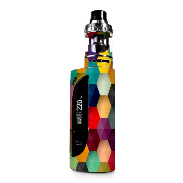 Colorful Geometry Honeycomb eLeaf IKONN 220 Skin Cheap