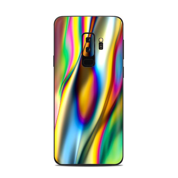 Oil Slick Rainbow Opalescent Design Awesome Samsung Galaxy S9 Plus Skin Online Sale