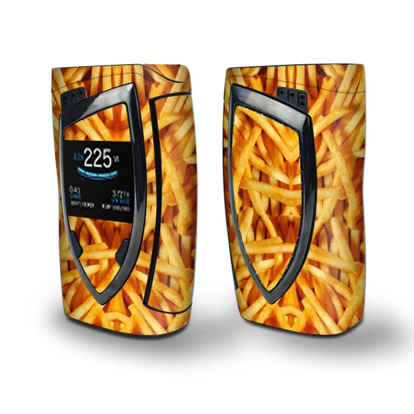Skin Decal Vinyl Wrap for Smok Devilkin Kit 225w Vape (includes TFV12 Prince Tank Skins) skins cover   French Fries For Cheap