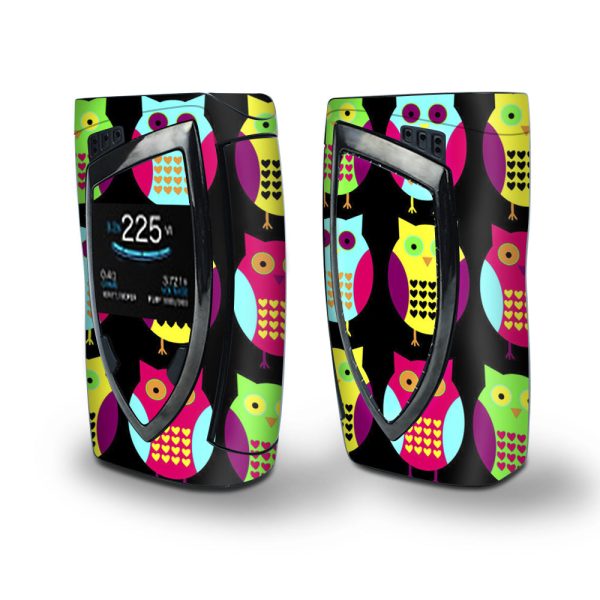 Skin Decal Vinyl Wrap for Smok Devilkin Kit 225w Vape (includes TFV12 Prince Tank Skins) skins cover   Cute Owls 2 Cheap