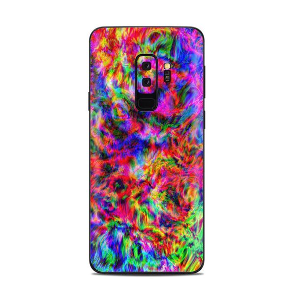 Tye Dye Fibers Felt Tie Die Colorful Samsung Galaxy S9 Plus Skin For Cheap