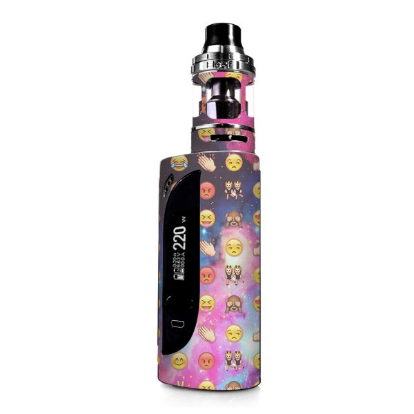 Emojis In Galaxy Space Peace eLeaf IKONN 220 Skin Fashion