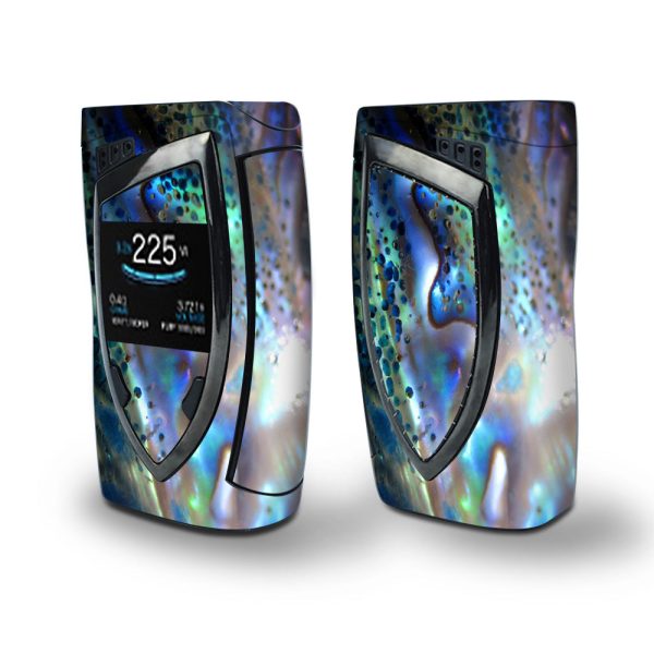 Skin Decal Vinyl Wrap for Smok Devilkin Kit 225w (includes TFV12 Prince Tank Skins) Vape Skins Stickers Cover   Abalone Pearl Sea Shell Green Blue Discount