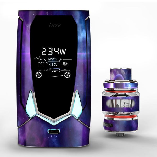Purple Moon Galaxy iJoy Avenger 270 Skin Cheap