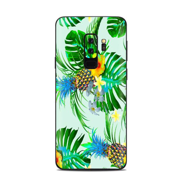 Tropical Floral Pattern Pineapple Palm Trees Samsung Galaxy S9 Plus Skin Online Hot Sale