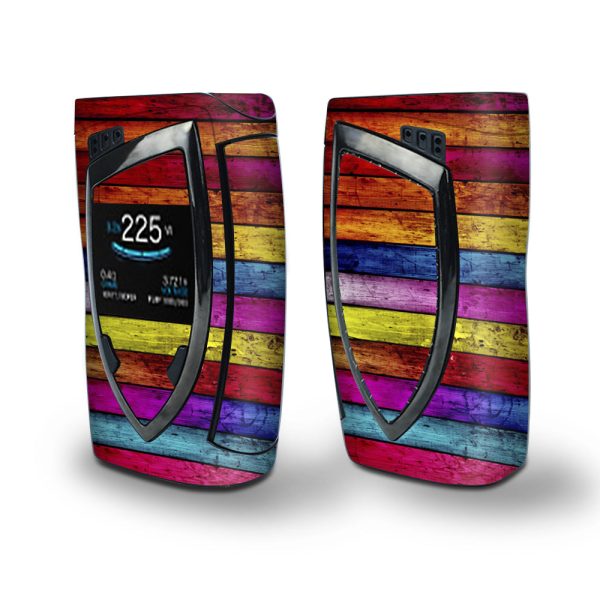 Skin Decal Vinyl Wrap for Smok Devilkin Kit 225w Vape (includes TFV12 Prince Tank Skins) skins cover   Colorwood Aged Discount