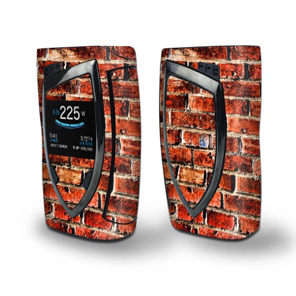 Skin Decal Vinyl Wrap for Smok Devilkin Kit 225w (includes TFV12 Prince Tank Skins) Vape Skins Stickers Cover   Red Brick Wall Rough BrickHouse For Discount