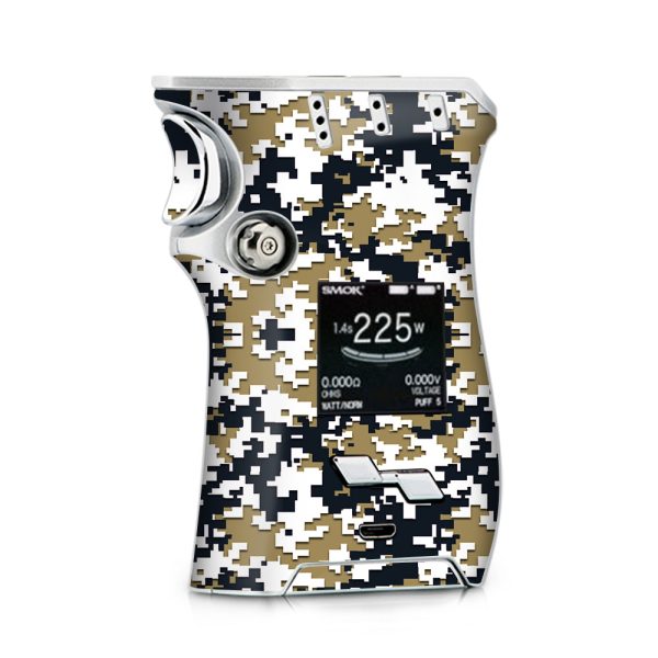 Digi Camo Team Colors Camouflage Gold Blue Smok Mag kit Skin Online