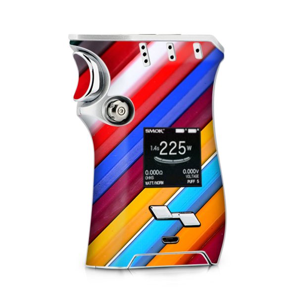 Color Stripes Pattern Smok Mag kit Skin For Cheap