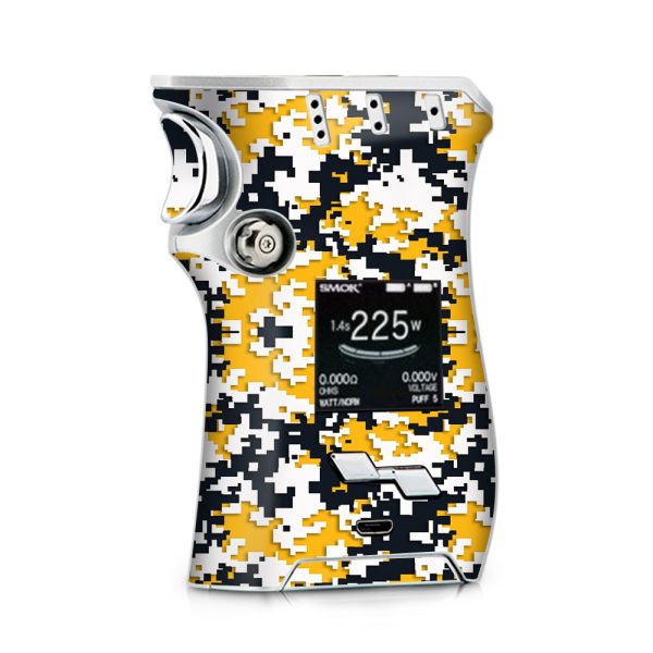 Digi Camo Team Colors Camouflage Yellow Blue Smok Mag kit Skin For Discount
