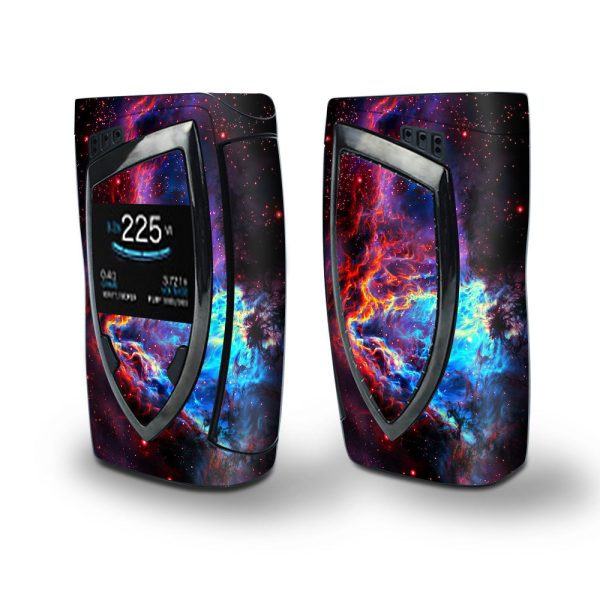 Skin Decal Vinyl Wrap for Smok Devilkin Kit 225w Vape (includes TFV12 Prince Tank Skins) skins cover  Cosmic Color Galaxy Universe Fashion